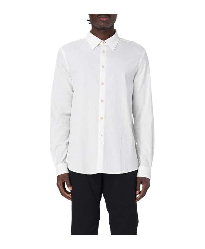 chemise-bleue-en-coton-texture