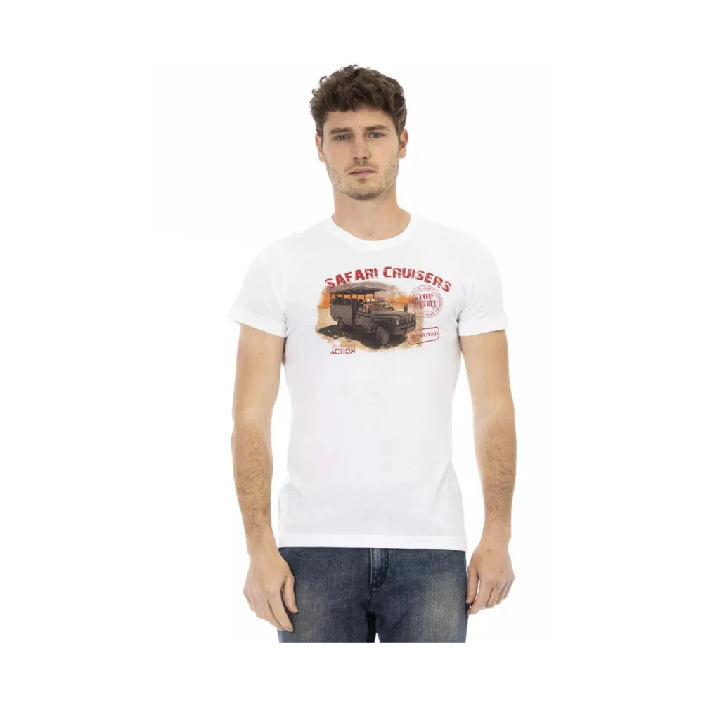 Trussardi Uomo Bianco - Action T-Shirt - Tops - 2XL