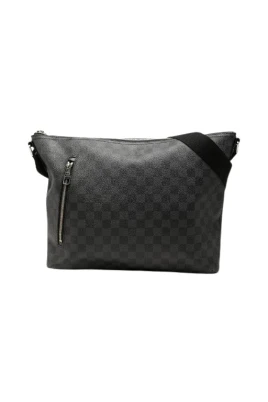 Pre-owned Mick MM Damier Graphite Axelremsväska