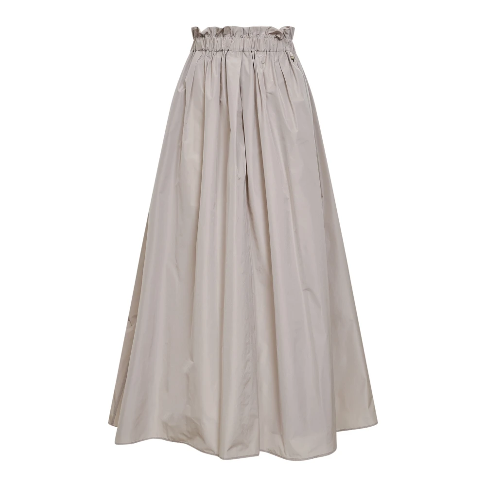Herno Gray Maxi Skirts, Female, Xs, Pleated Maxi Skirt