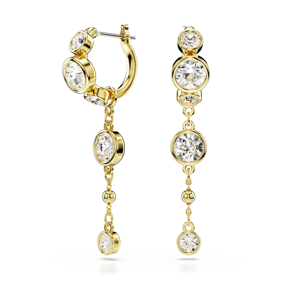 Swarovski Women's Gold Crystal Earrings Elegant Design