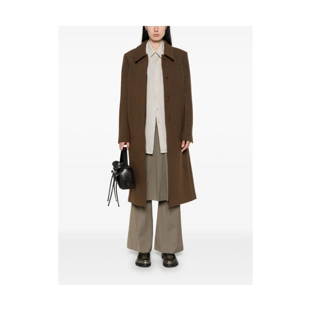 LOW Classic Kameelwollen jas Brown Dames
