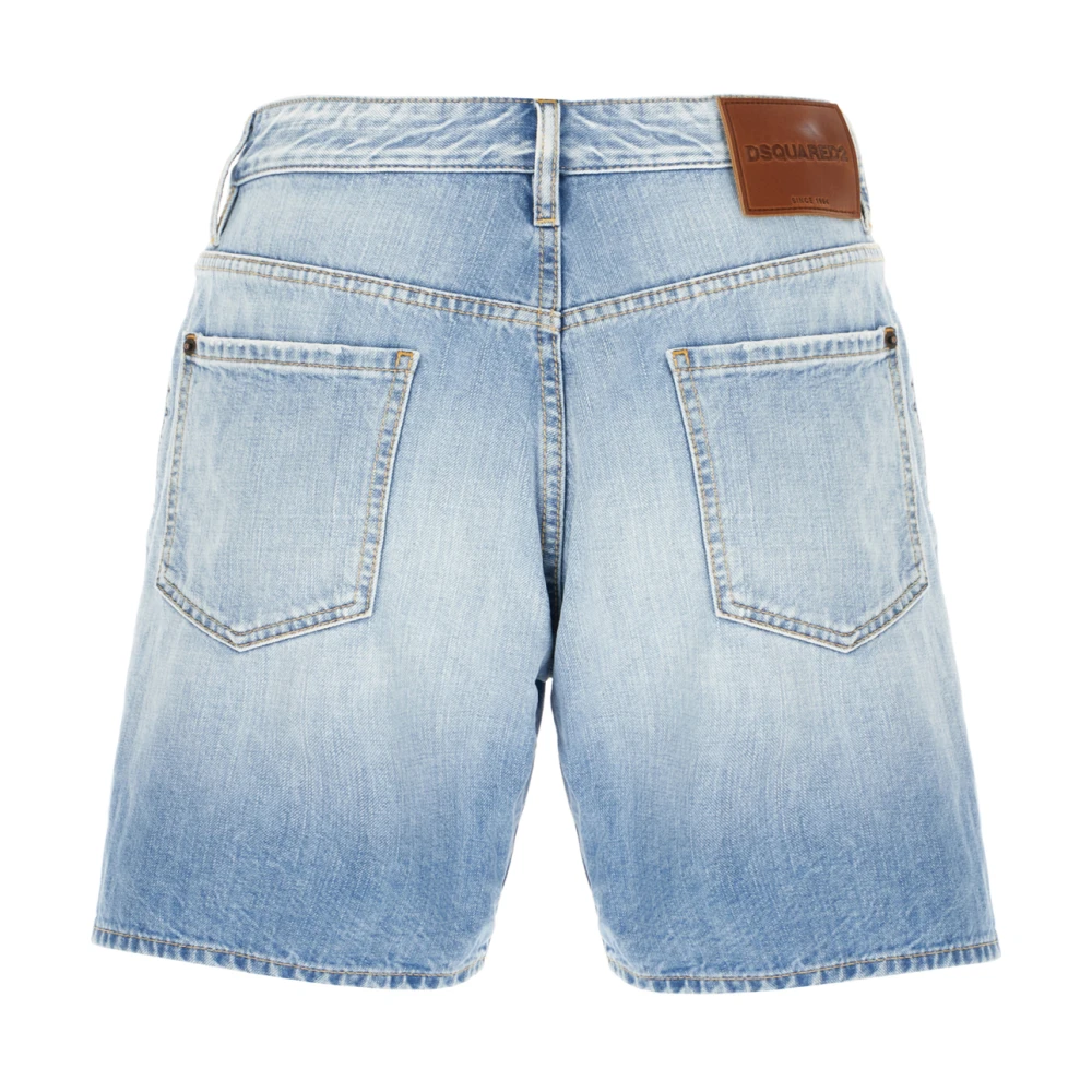 Dsquared2 Stijlvolle Bermuda Shorts voor Mannen Blue Heren
