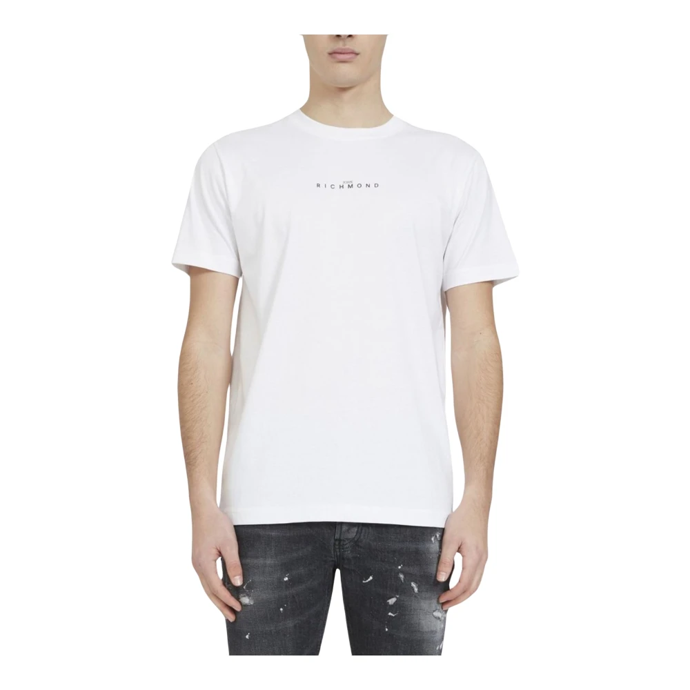 John Richmond Heren Casual T-Shirt White Heren