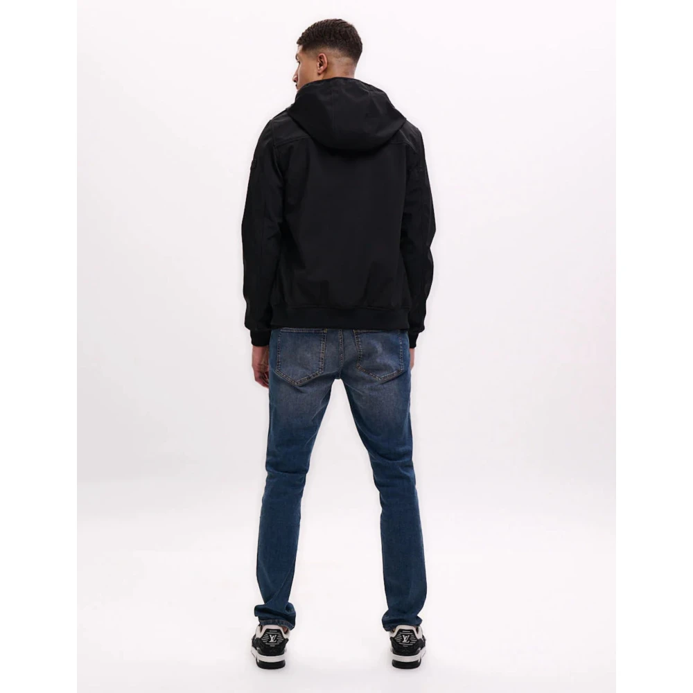 Malelions Softshell jas in zwart Herenlions Black Heren