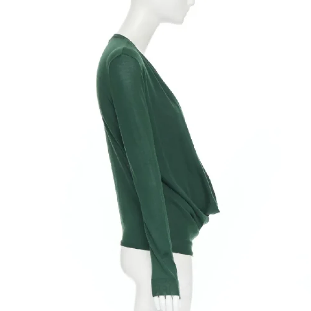 Balenciaga Vintage Pre-owned Fabric tops Green Dames
