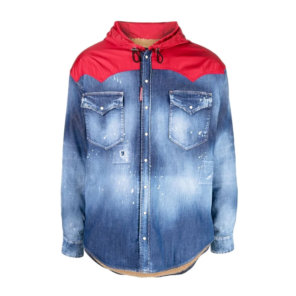 Jackets > Denim Jackets - - Dsquared2 - Modalova