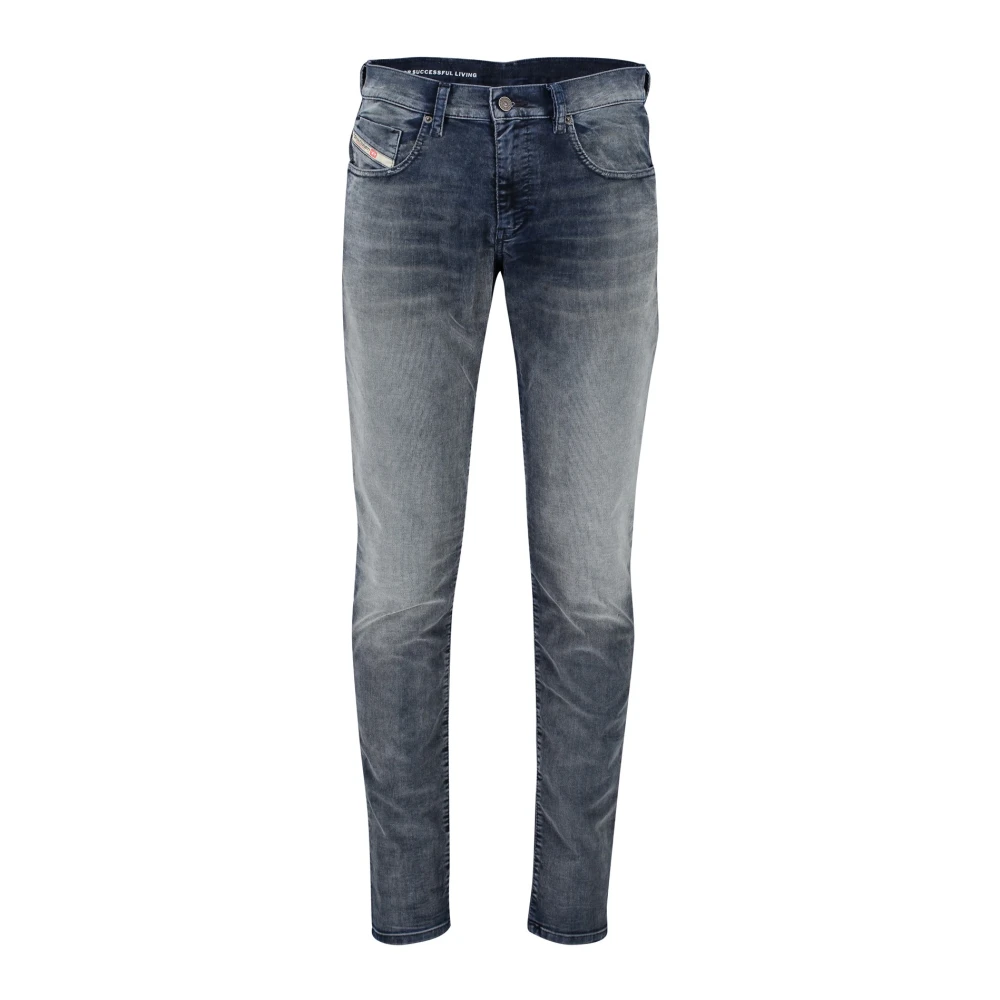 Diesel Blauwe Zomer Jeans 5-Pocket Model Blue Heren