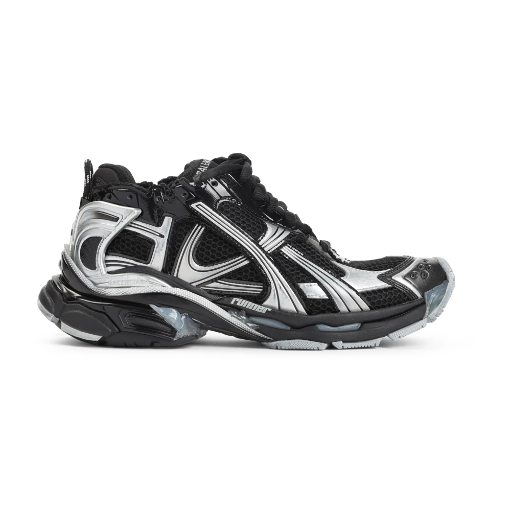 Balenciaga Zwarte Sneakers Street Style Aw25 Heren Schoenen