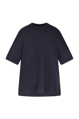Jersey Mock-Neck T-Shirt