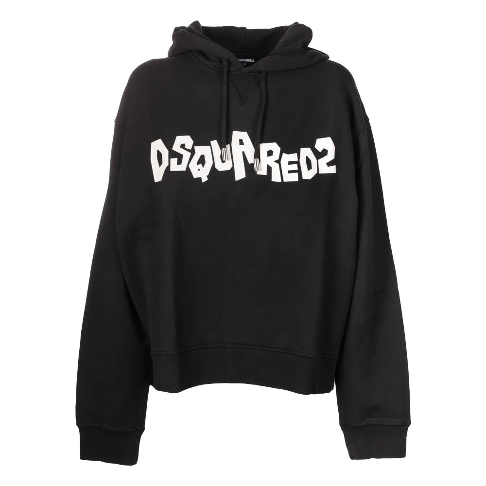 Dsquared2 Women's Black Italian Made Sweatshirts For Men