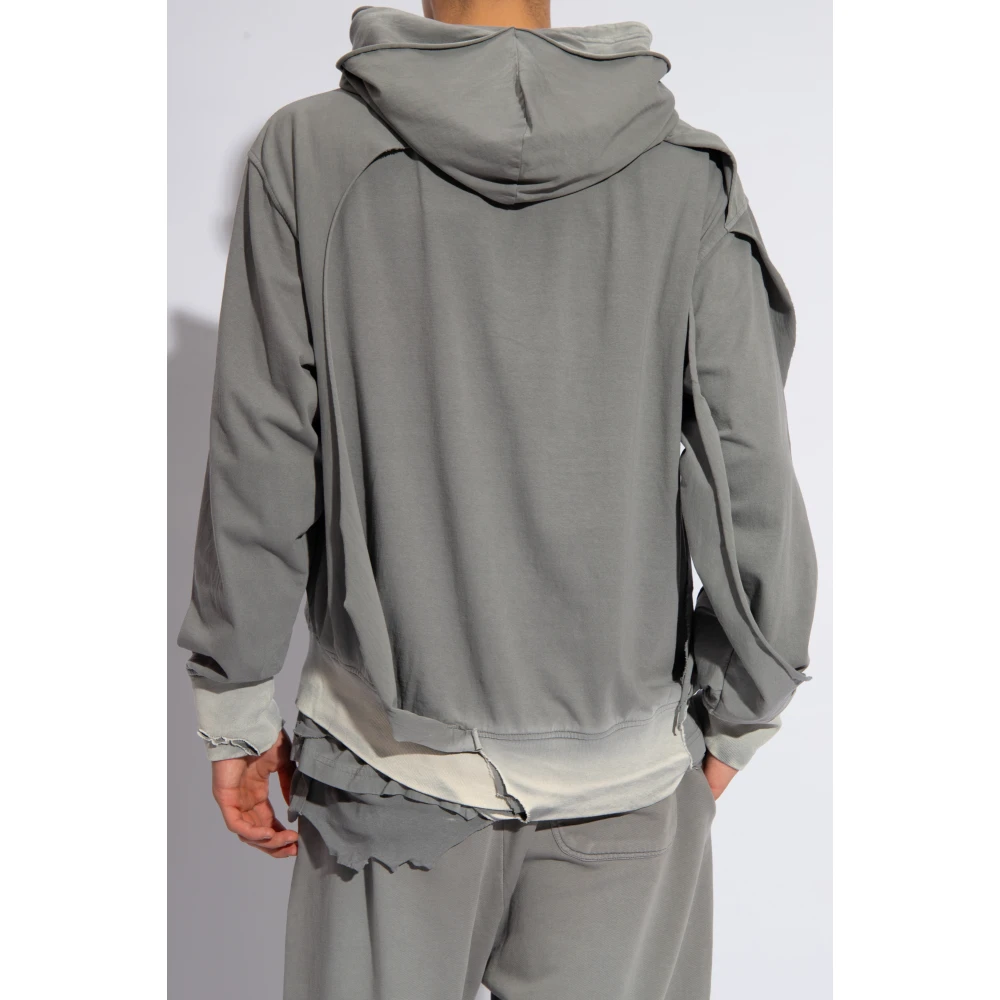 Diesel S-Starhoop hoodie Gray Heren