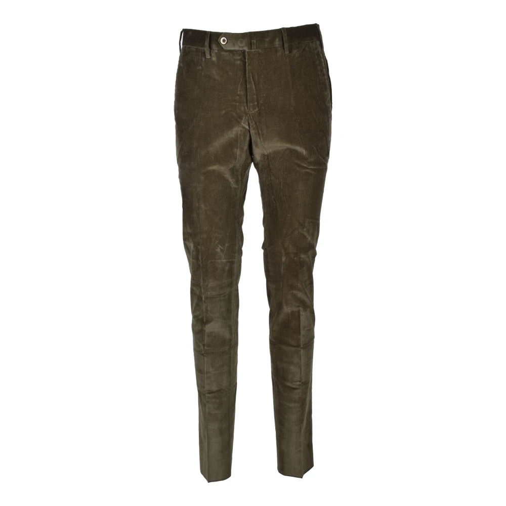 PT Torino Katoen Elastaan Broek Green Heren