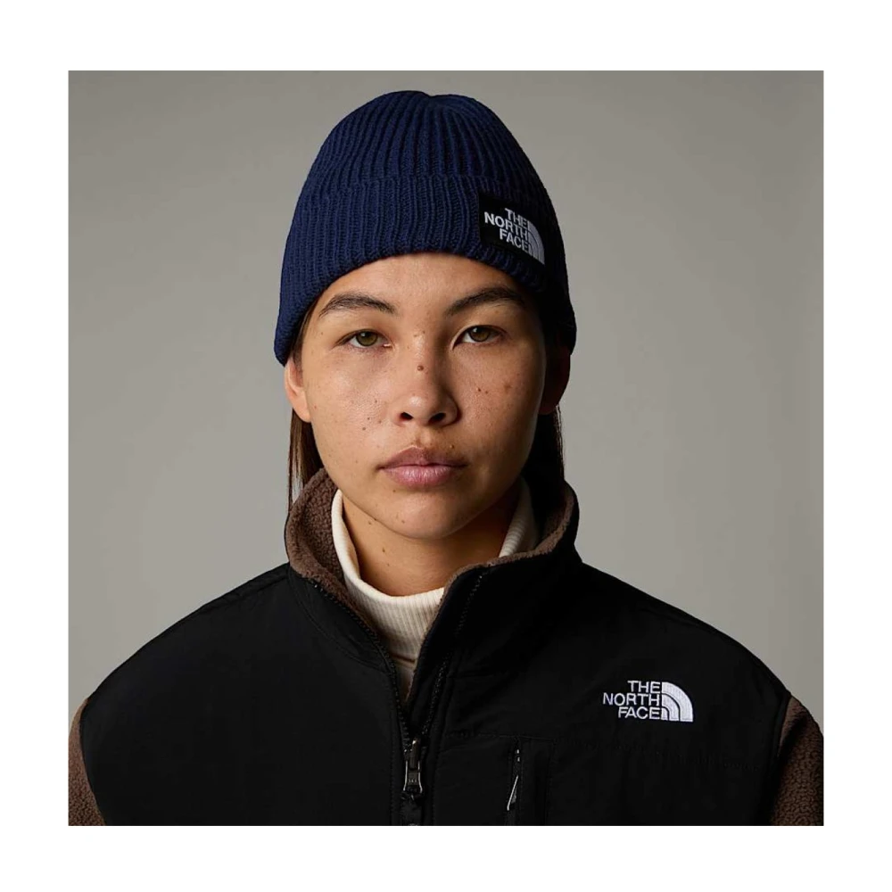 The North Face Omkeerbare muts met vierkant logo Blue Unisex