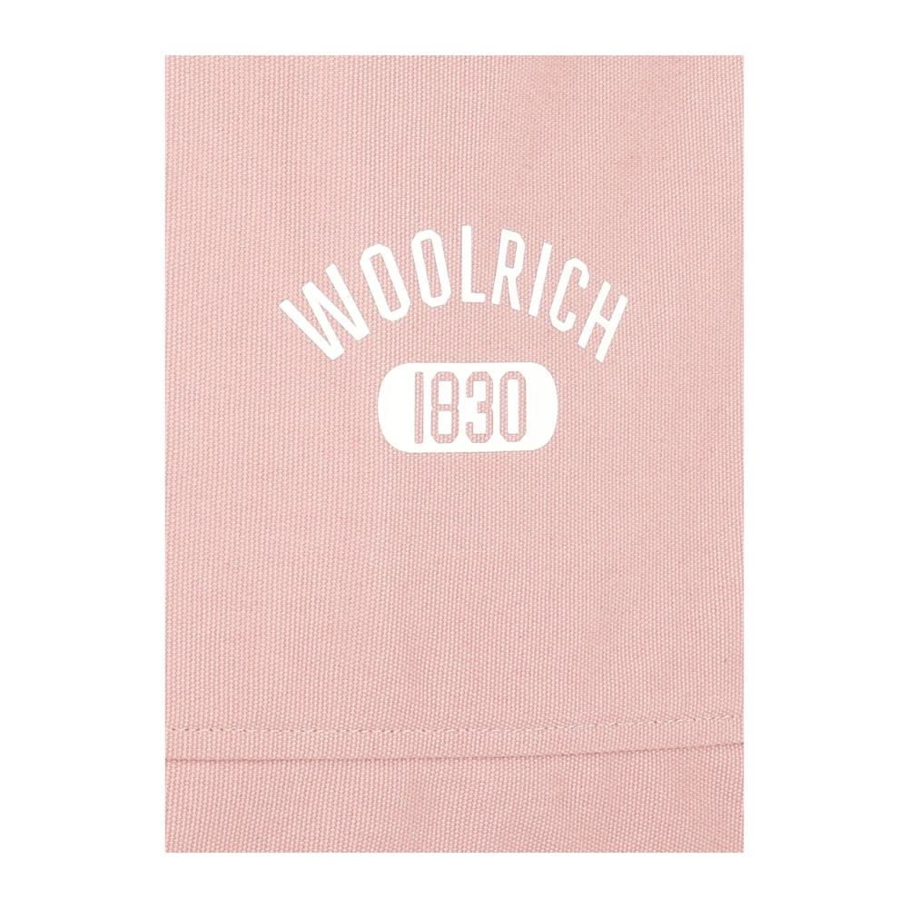 Woolrich Roze Katoenen Schoudertas met Logo Pink Heren