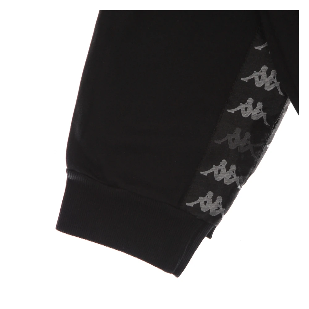 Kappa Zwarte lichtgewicht trainingsbroek met elastische taille Black Heren