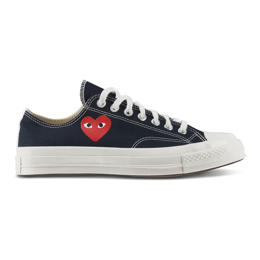Comme des Garçons Play Chuck Taylor 70 Small Heart Low Top Heren Schoenen Zwart