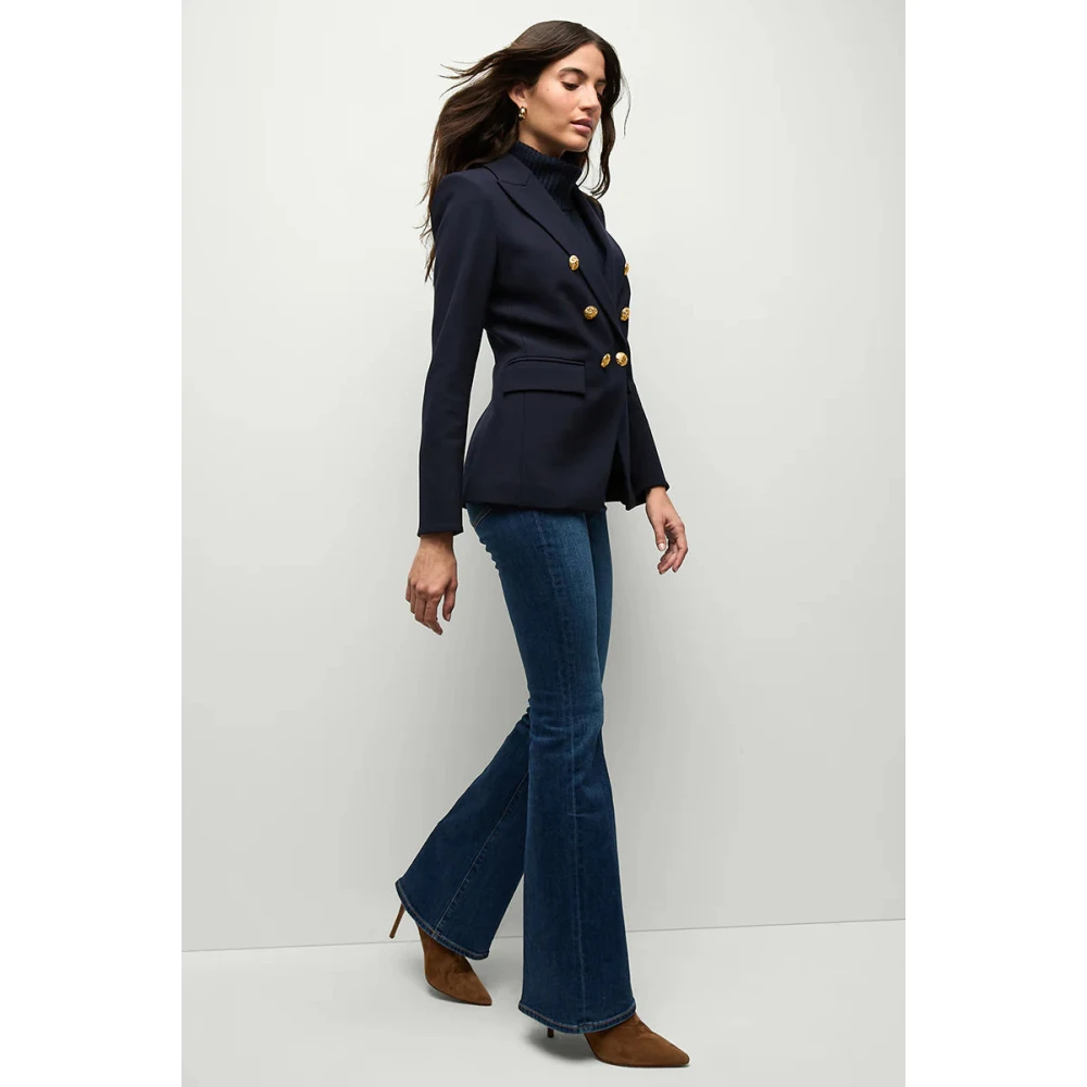 Veronica Beard Navy Miller Dickey Jacket Blue Dames