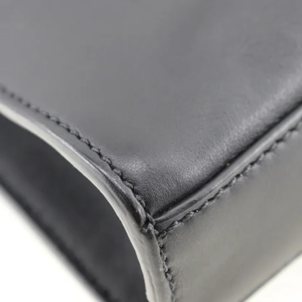 Fendi Vintage Pre-owned Leather fendi-bags Black Heren