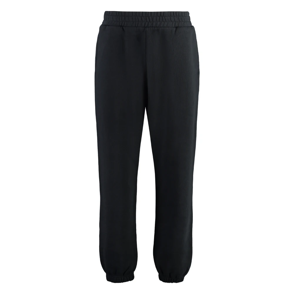 Palm Angels Katoenen Track-Pants met Elastische Manchetten Black Heren