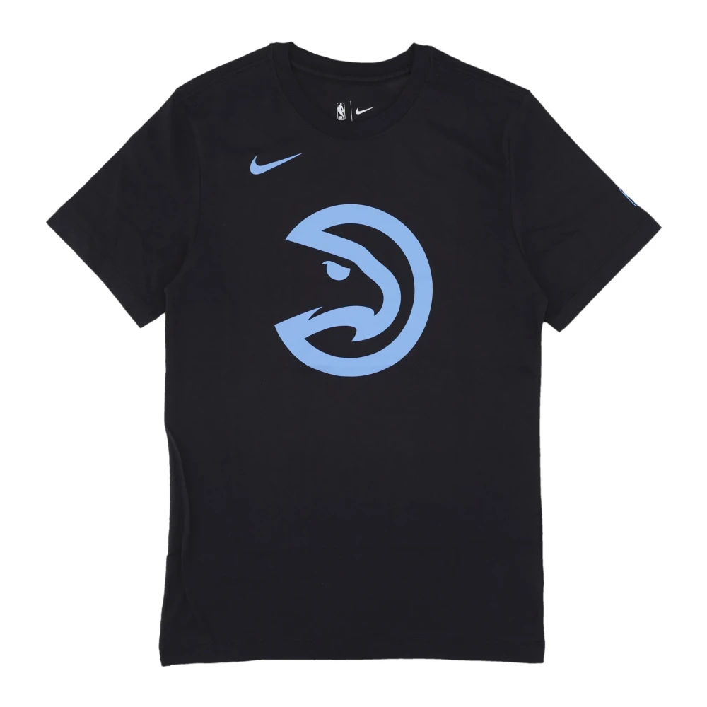 Nike NBA City Edition Logo Tee Black Heren