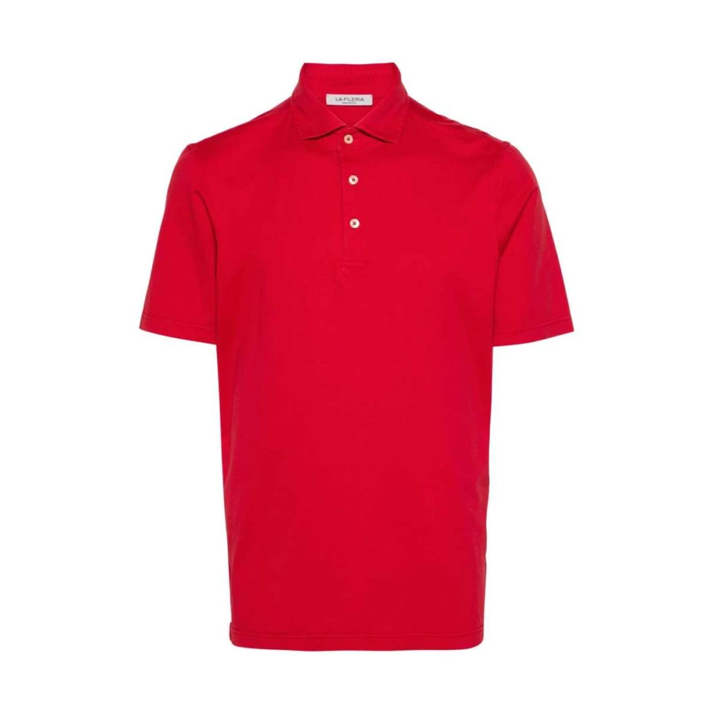 La Fileria Polo Shirts Red Heren