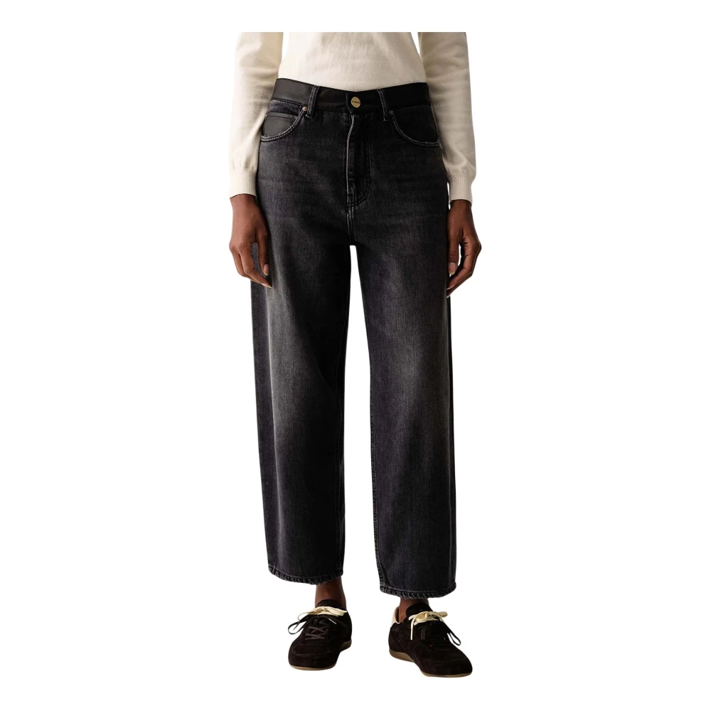 PINKO - Jeans neri Estelle - Donna - Taglia 27 - Immagine 4