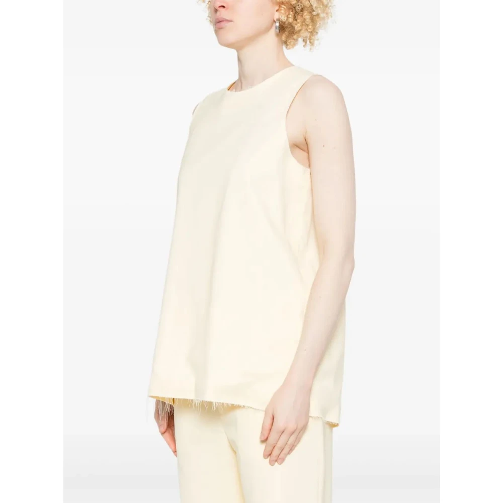 Plan C Stijlvolle TOP voor een trendy look Beige Dames