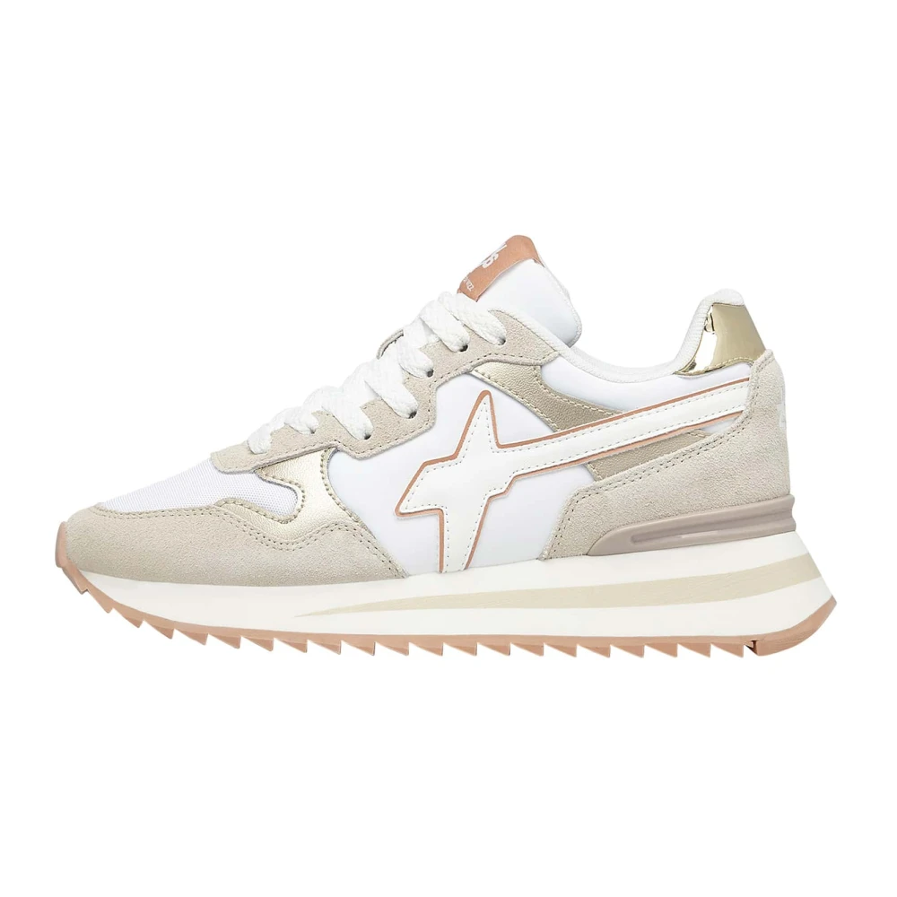 W6yz Women's Technical Fabric And Suede Sneakers Yak-W.