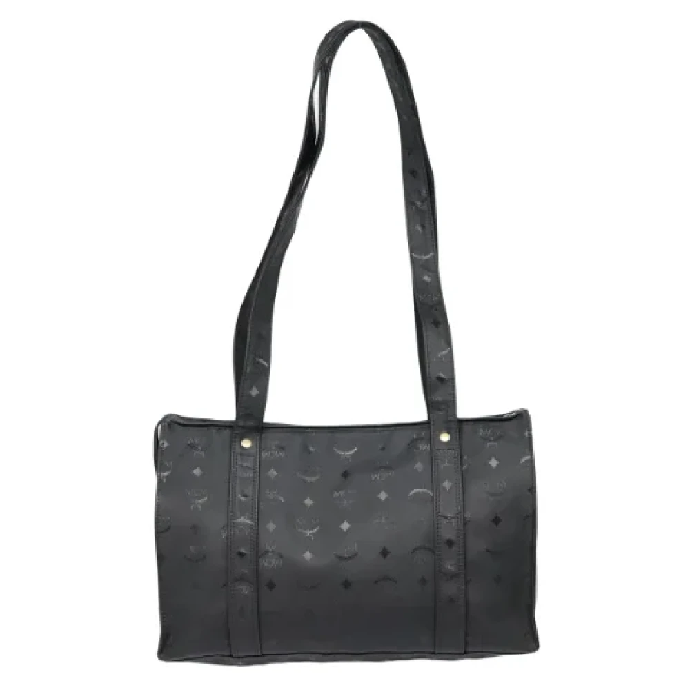 MCM Pre-owned Leather handbags Black Dames