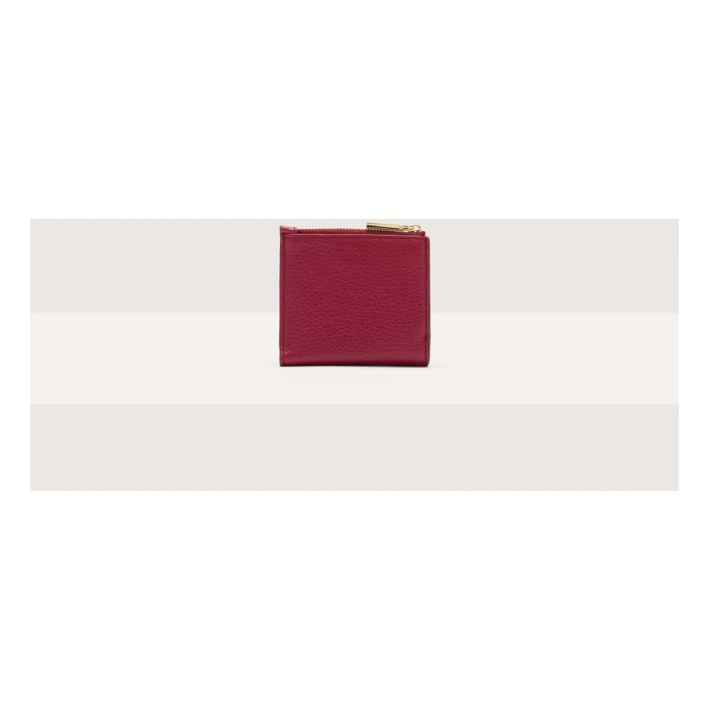 Coccinelle Metalen portemonnee met lieveheersbeestje logo Red Dames