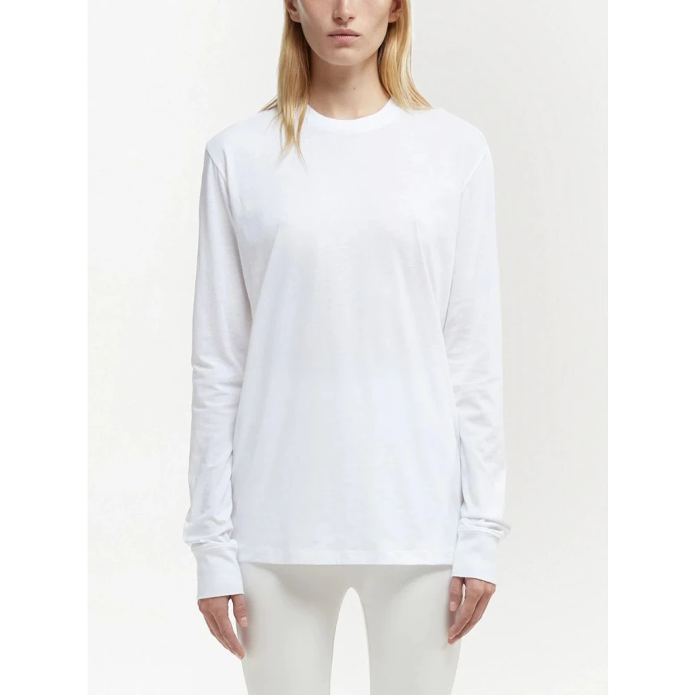 Wardrobe.nyc Witte Longsleeve T-shirt White Dames