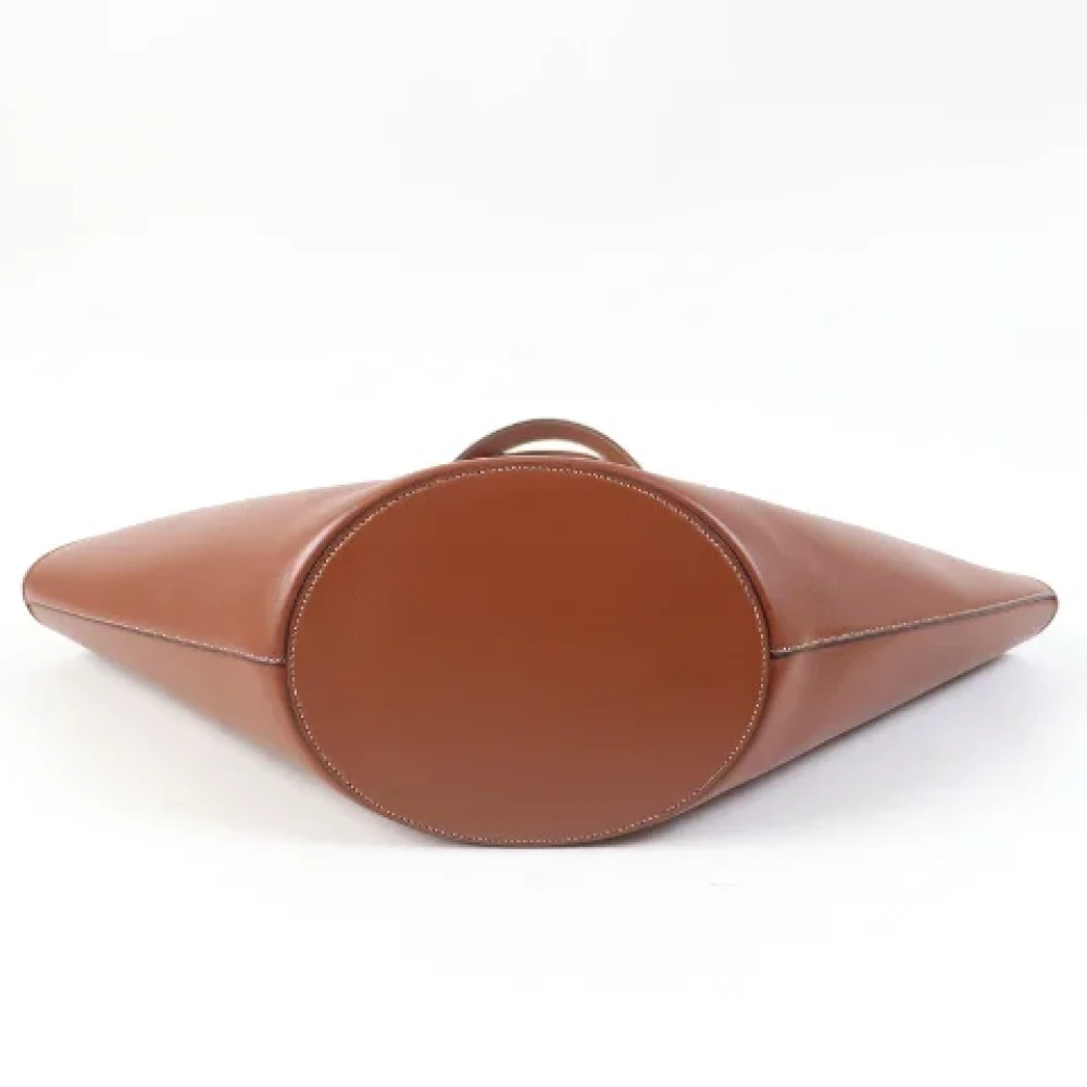 Celine Vintage Pre-owned Leather totes Brown Dames
