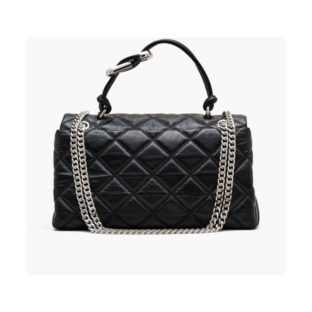 Marc Jacobs Zwarte Dubbele Kettingtas Black Dames