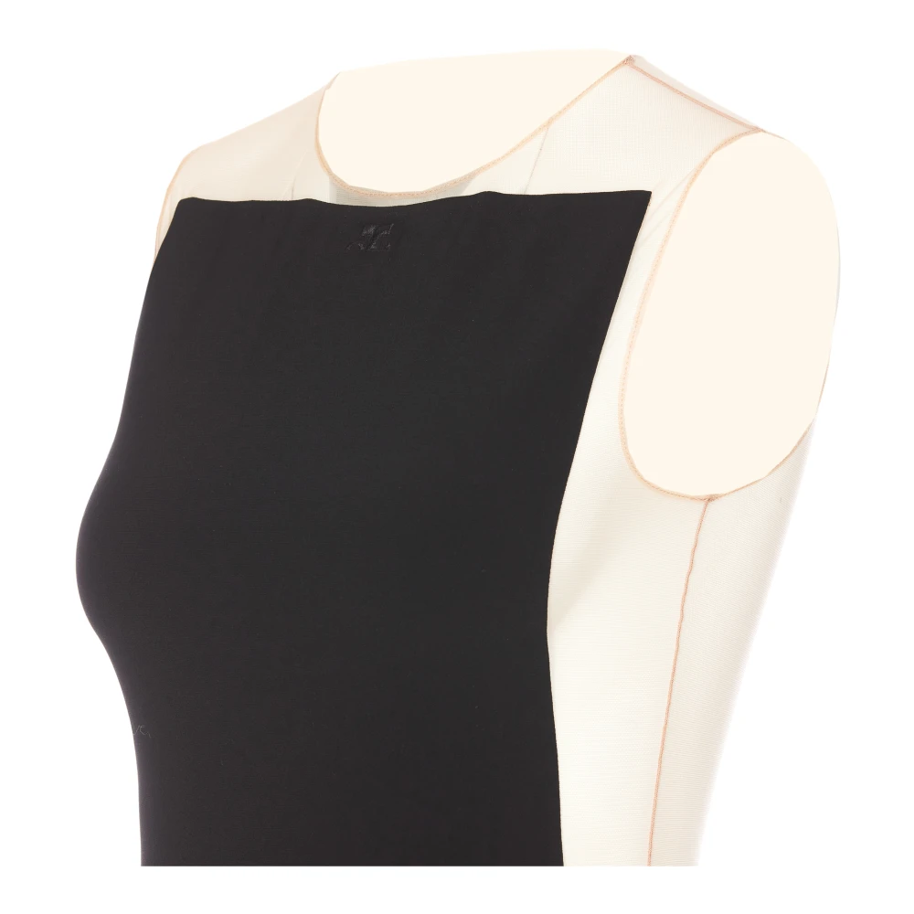 Courrèges Zwarte Top voor Vrouwen Black Dames