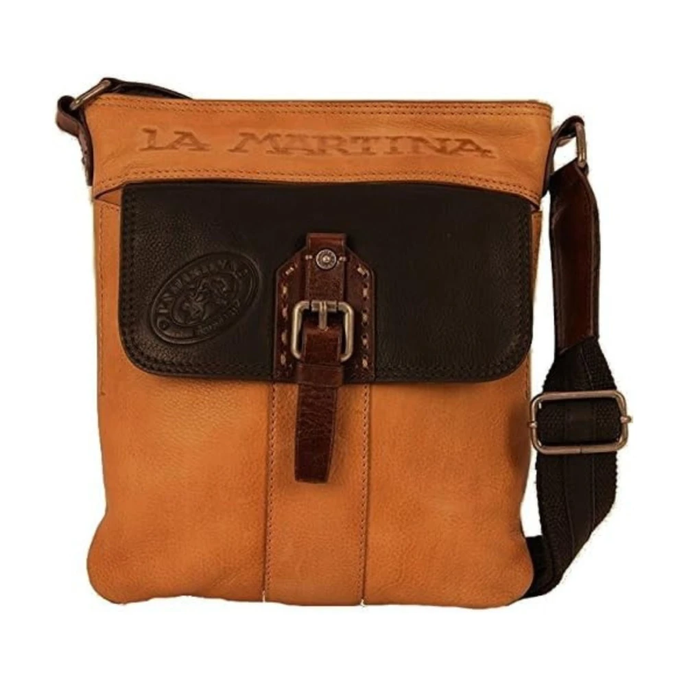 La Martina Men's Multicolor Ed Shoulder Bag - Cross Body Messenger - One Size - Bags