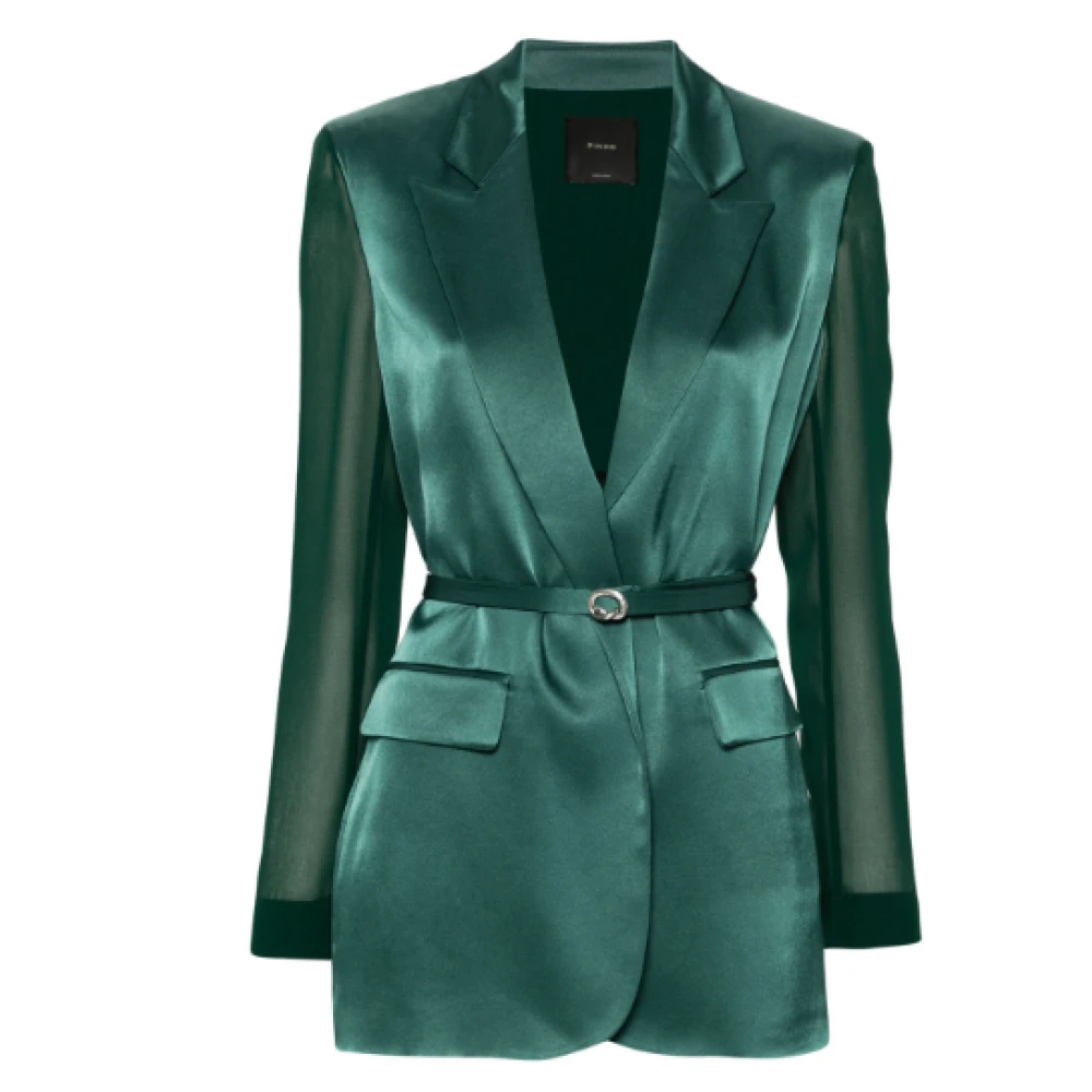 Pinko Stijlvolle Jassen voor Vrouwen Green Dames