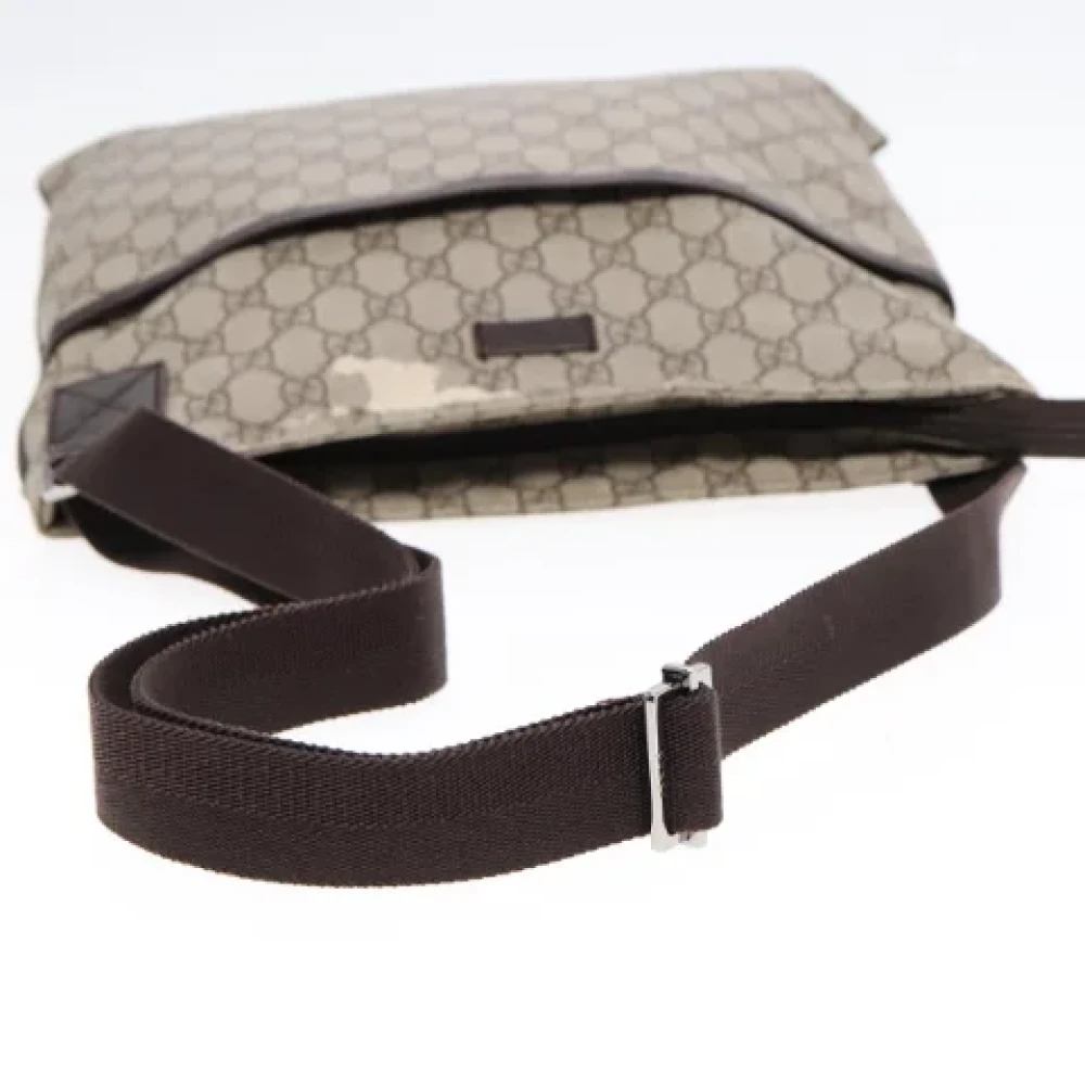 Gucci Vintage Pre-owned Canvas gucci-bags Beige Dames