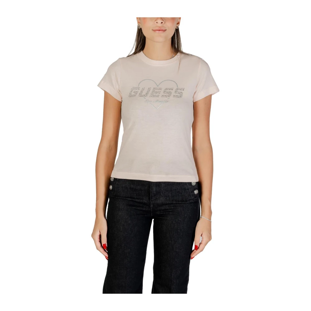 Guess - Tops > T-Shirts - Pink - Guess - Modalova