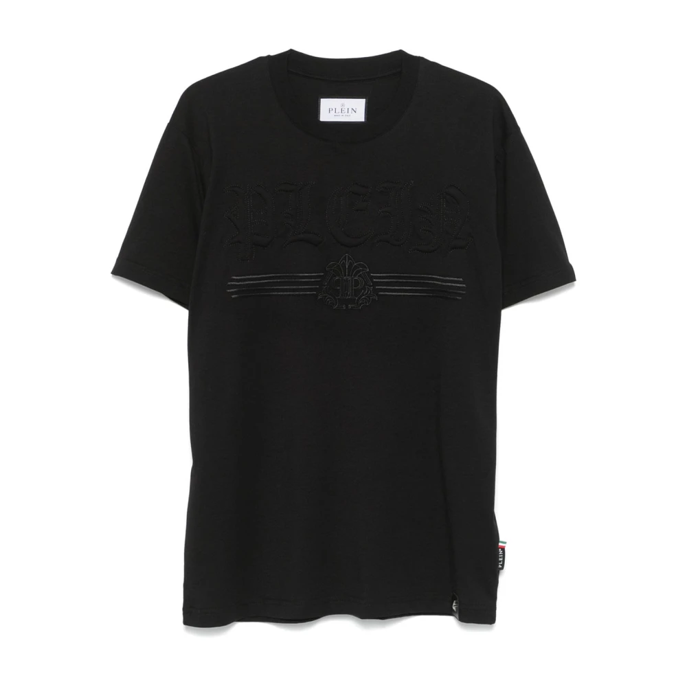 Philipp Plein Casual Katoenen T-Shirt Black Heren