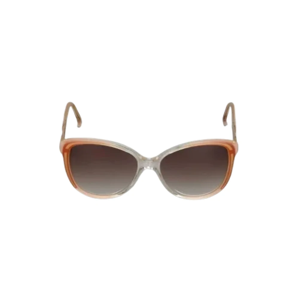 Yves Saint Laurent Vintage Pre-owned Acetate sunglasses Brown Dames