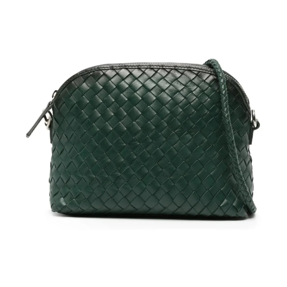 Dragon Diffusion Chunky Fellini Handgeweven Crossbody Tas Green Dames