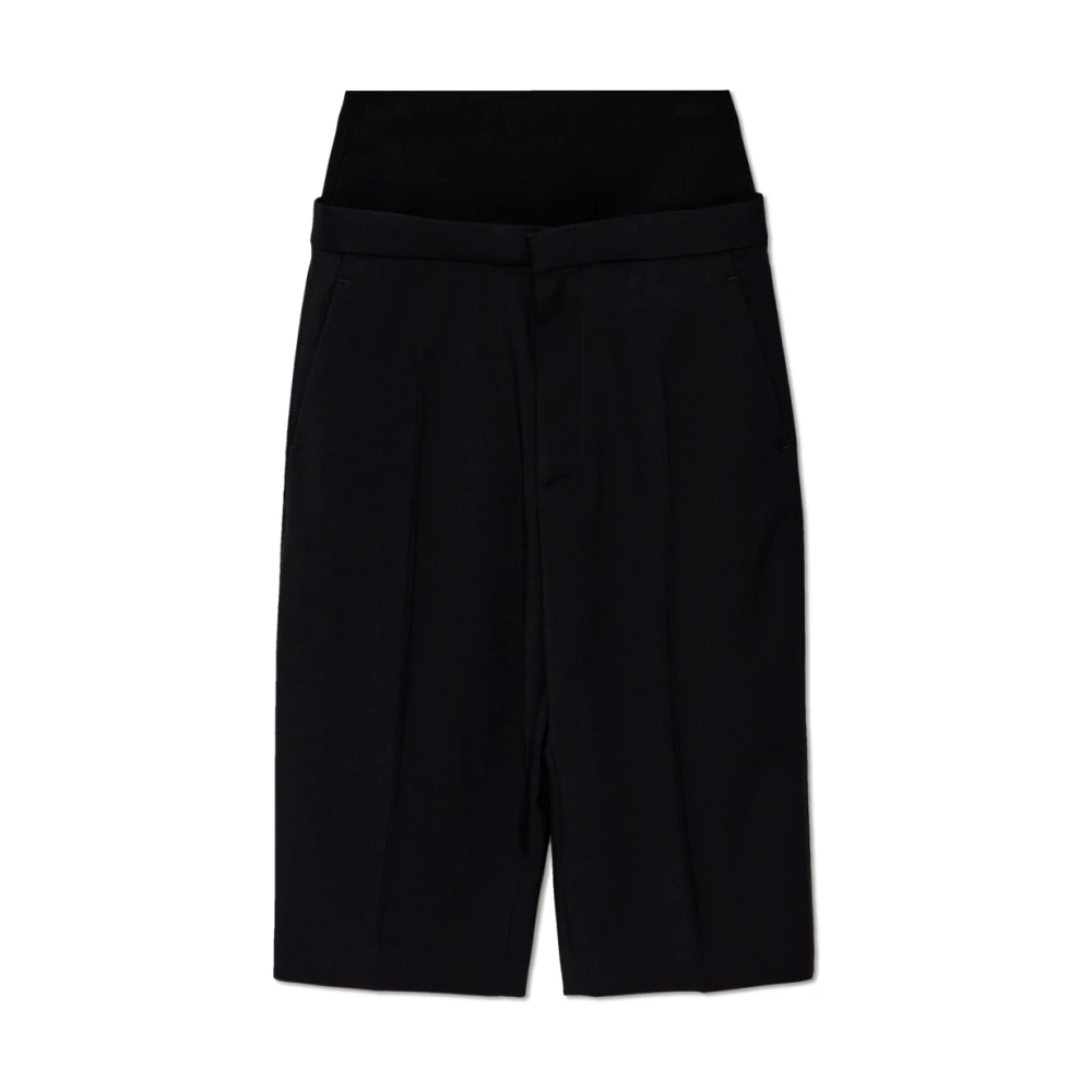 Alaïa Geplooide shorts Black Dames