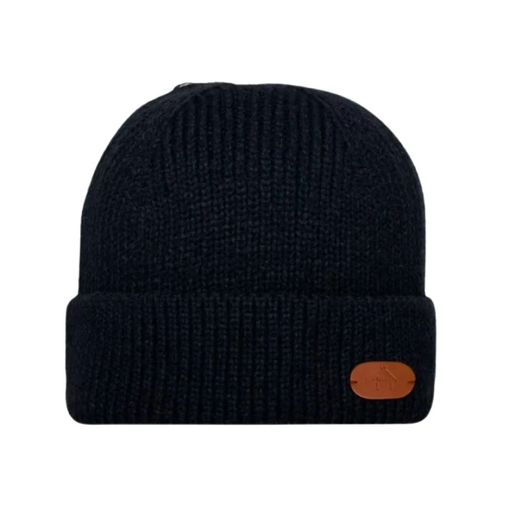 Cabaia Donkerblauwe Beanie met Logo Blue Unisex