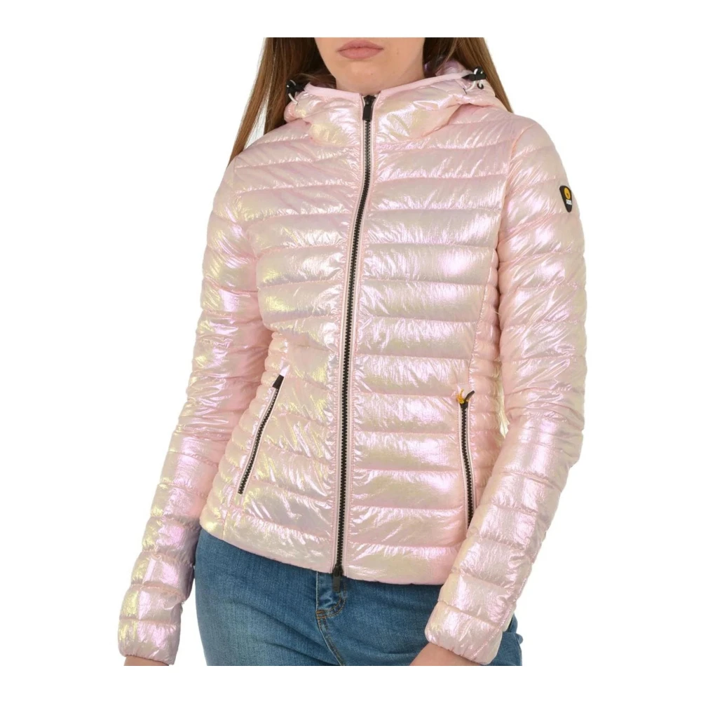 Ciesse Piumini Korte Iridescent Dames Pufferjas Purple Dames