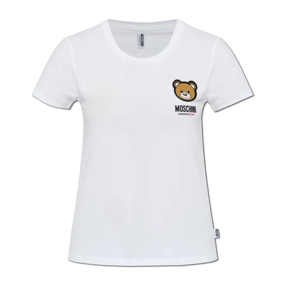 Moschino T-shirt uit de ondergoedcollectie White Dames