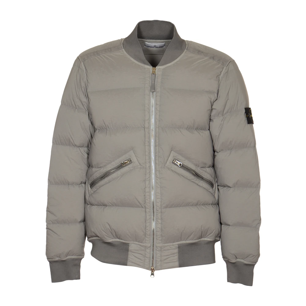 Stone Island Lichtgewicht Pufferjassen Beige Heren