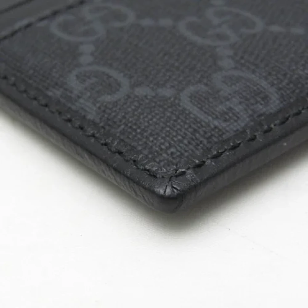 Gucci Vintage Pre-owned Leather wallets Black Dames
