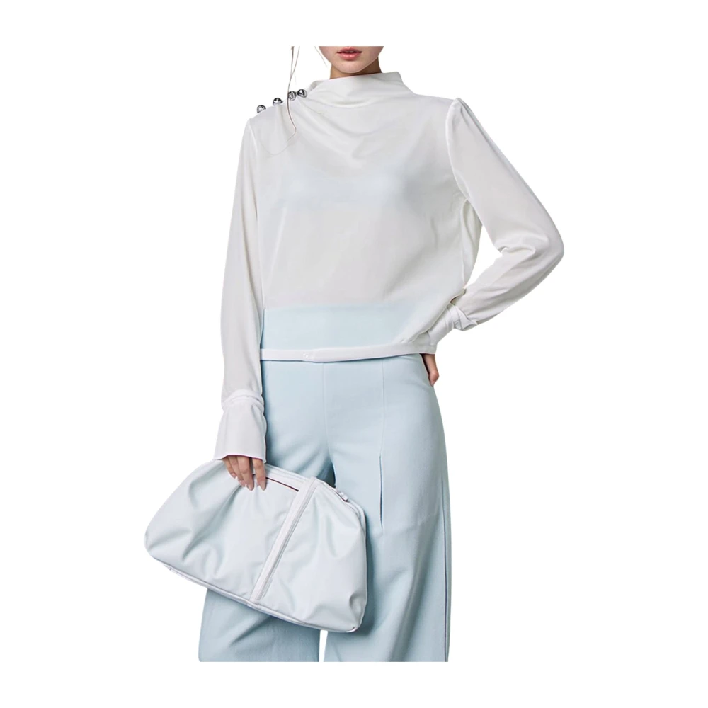Patrizia Pepe Donna Bianco Camicette S, New,