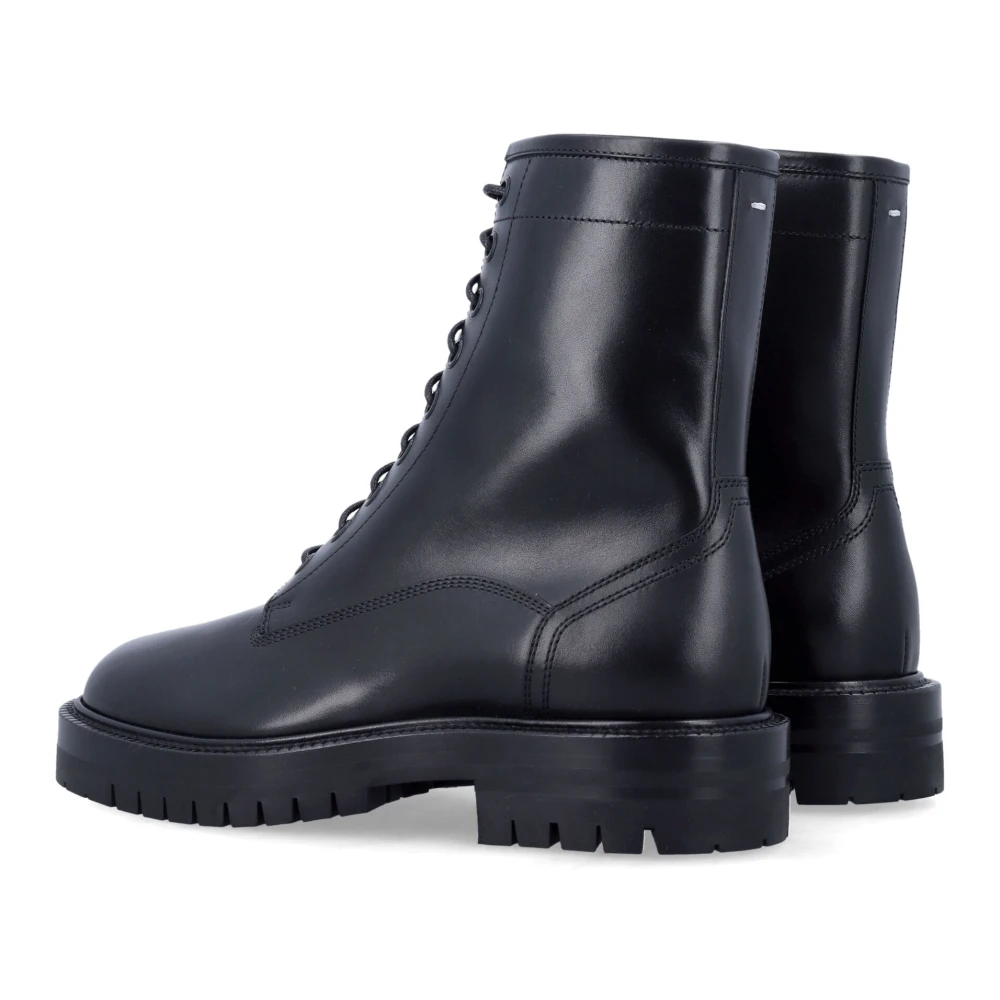 Maison Margiela Zwarte Gesloten Tabi Laarzen Aw24 Black Dames